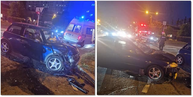  Trei Tineri Răniți și Transportați la Spital. Imagini de la Fața Locului!