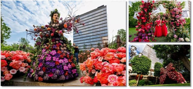  Iulius Gardens se transformă într-un poem vizual cu peste 20 de instalații florale unice la 'Florall – Festivalul Artei Florale' din Timișoara.