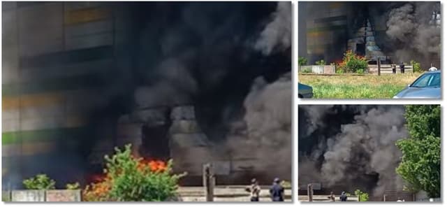  Incendiu la Mall Arad, Persoane Blocate pe Acoperiș; Avertizare RO-Alert și Intervenția Pompierilor din Timișoara