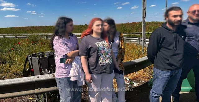  Verificări la Frontieră - Migranți Descoperiți de Polițiști, Descoperiți în Veurile de Transport pe Autostrada Vestului, Aproape de Nădlac