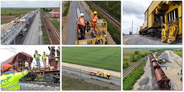 6 km de cale ferată nouă, inaugurați pe tronsonul Lugoj-Timișoara din magistrala CFR modernizată cu fonduri europene. Primul peron e aproape gata! VIDEO