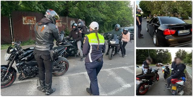  sute de șoferi, motocicliști și pietoni verificați! [FOTO]