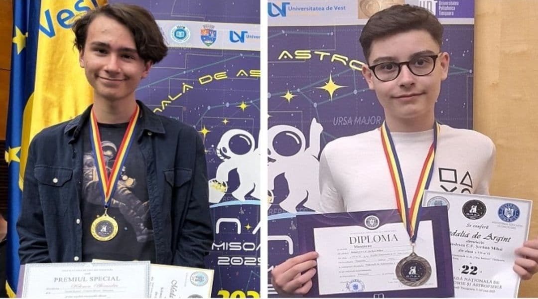 Felicitări, elevi din Timișoara! Calificați la Olimpiada Internațională de Astronomie și Astrofizică pentru Juniori!