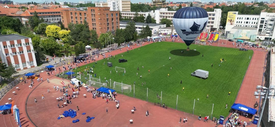 Mii de copii sărbătoresc copilăria și știința la Poli Kids Fest 2025, organizat de Universitatea Politehnica Timișoara de 1 Iunie