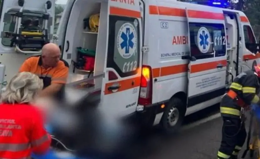 Motociclist de 21 de ani lovit violent în intersecția din Timișoara după neacordarea de prioritate!
