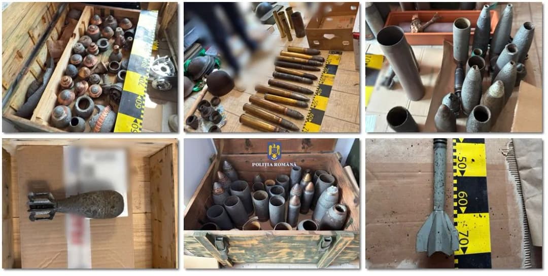  Rachetă Antitanc, Obuze și Mortiere Găsite în Locuința unui Bărbat din Lugoj