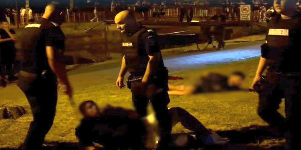 Tinerii au dat bătăi de cap jandarmilor în Sânnicolau Mare