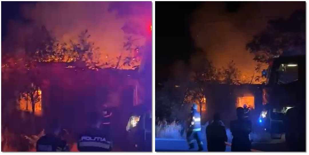 Intervenția promptă a pompierilor oprește flăcările în toiul nopții