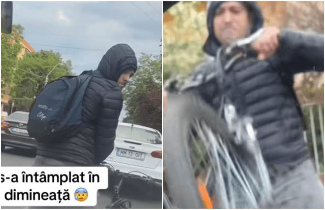 Cameră video surprinde un conflict între Dana Roba și un biciclist în zona Brâncoveanu, Timișoara – ce s-a întâmplat?