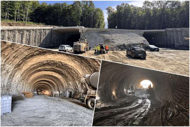  Lucrări Non-Stop pe Șantierul Margina - Holdea: A1 Avans și Tunelul Își Croiește Drum Înainte!