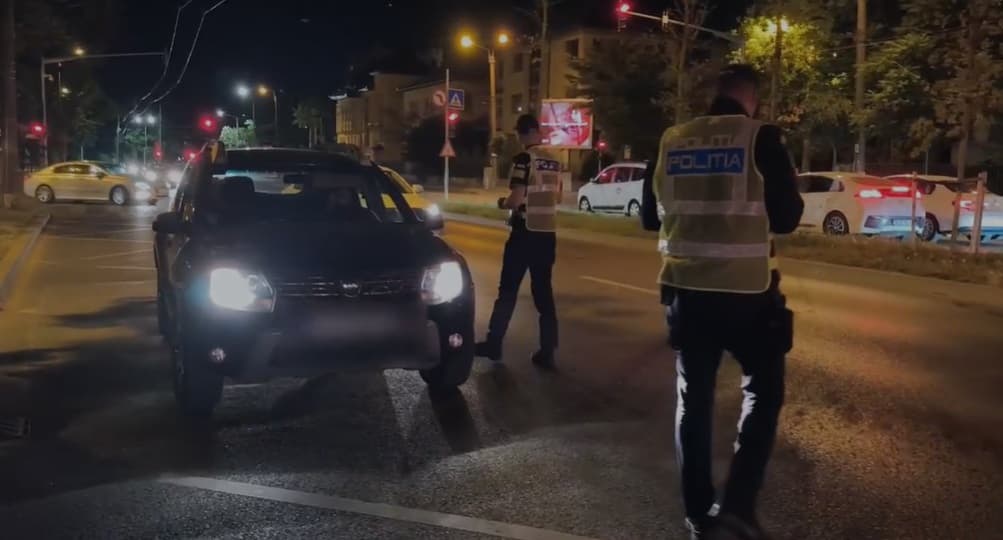 180 de amenzi în cadrul unei razii nocturne majore.