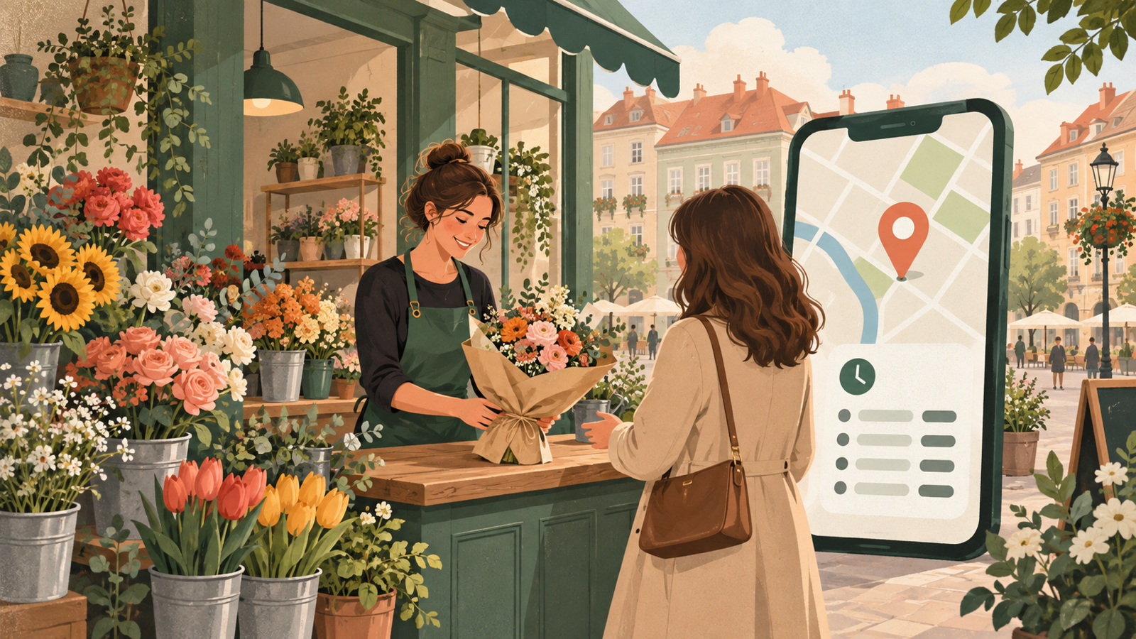 Google Business Profile pentru o florărie din Timișoara: de la hartă la comandă
