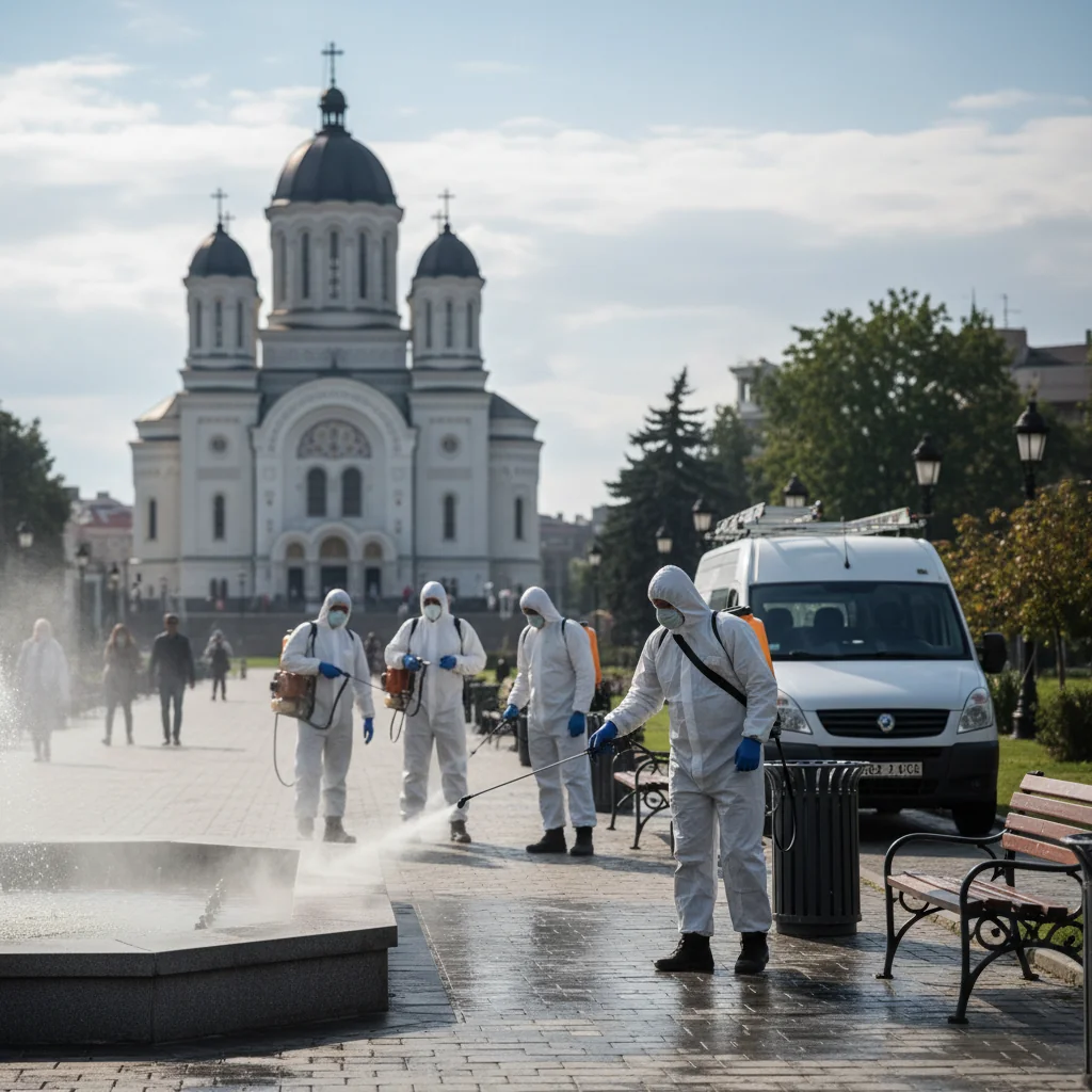 Acțiune extinsă de deratizare, dezinsecție și dezinfecție pe domeniul public în Timișoara