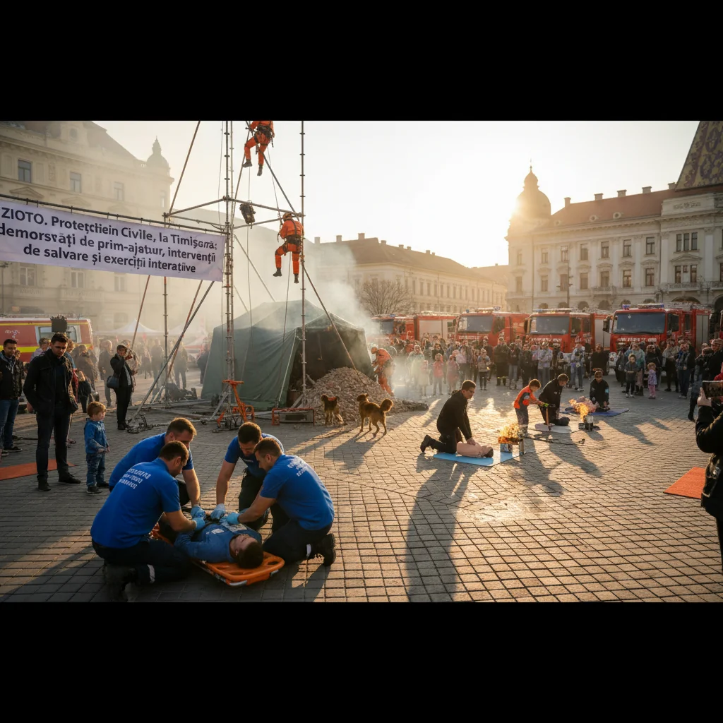 activități practice și simulări în cadrul Zilei Protecției Civile