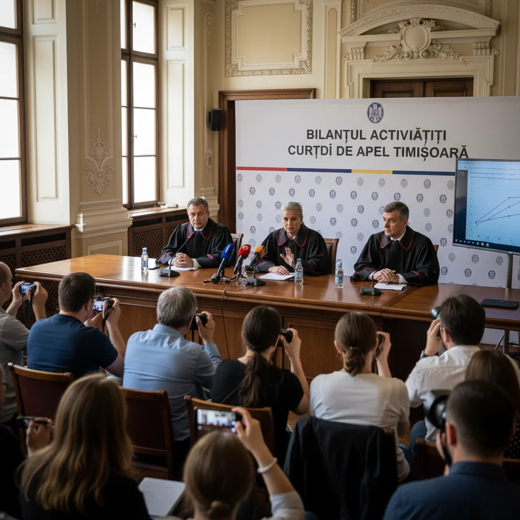 Analiză anuală la Curtea de Apel Timișoara: bilanțul activității urmează să fie prezentat public