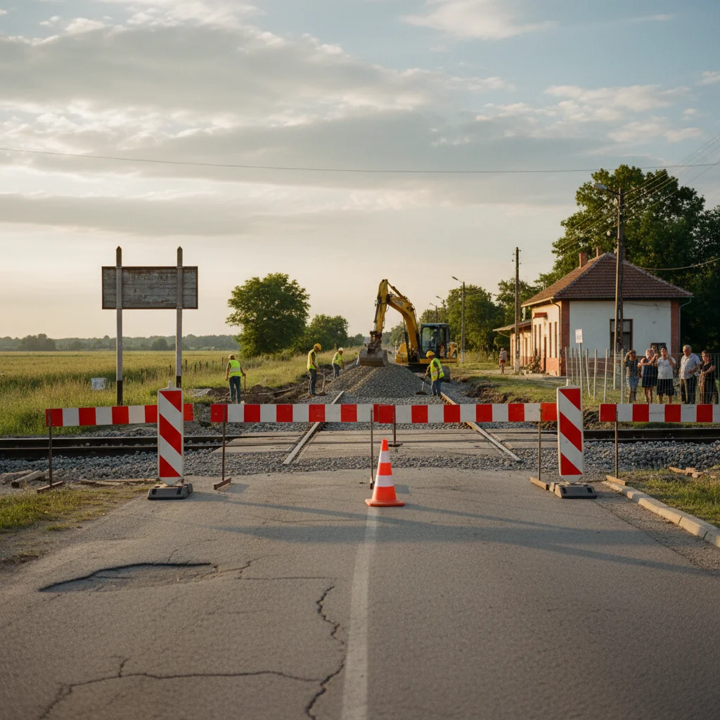 Circulație restricționată pe un drum din Timiș până în iulie