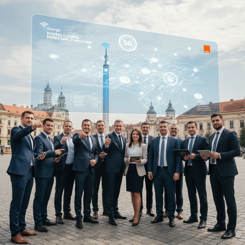 Digitalizarea Municipiului Timișoara prin tehnologia 5G oferită de Orange