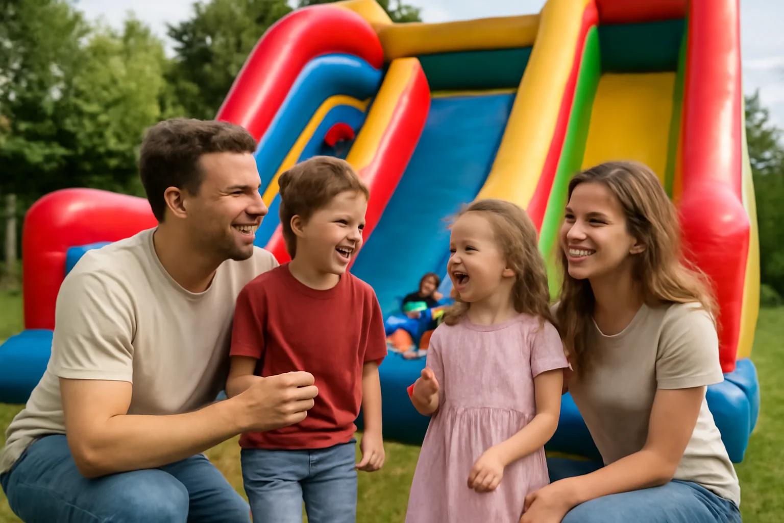 Distracție cu Familia Melimi, Activități Creative, Tobogane Gonflabile și O Mulțime de Surprize!