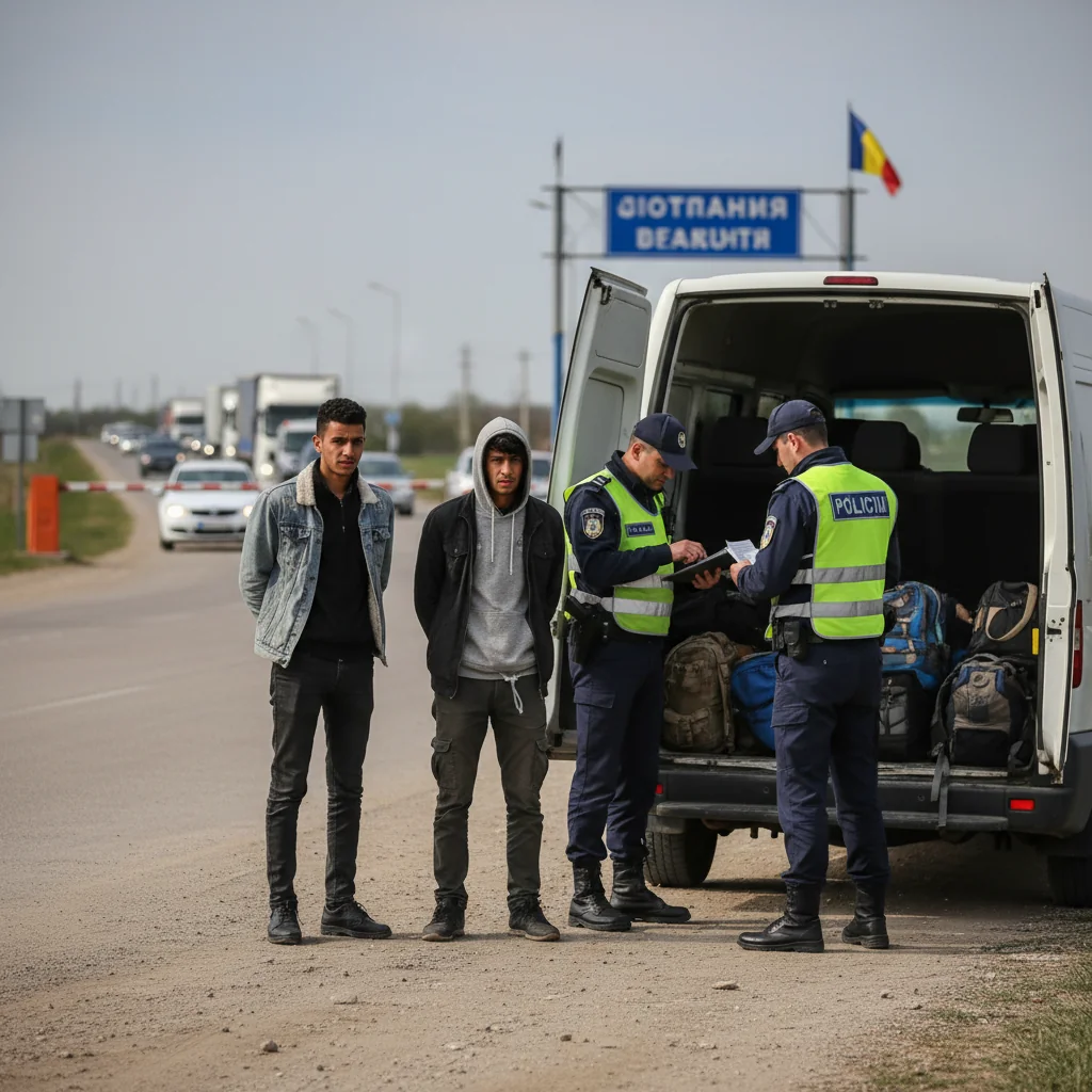 Doi migranți din Egipt, interceptați de poliția de frontieră la Jimbolia în timp ce încercau să ajungă în Vest