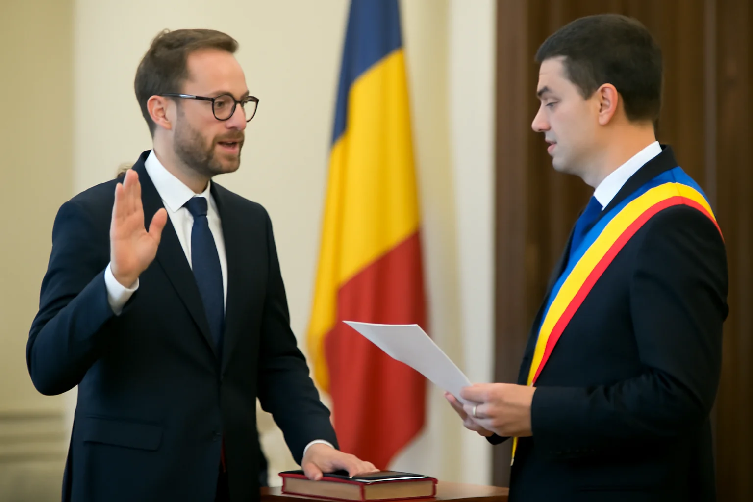Dominic Fritz depune jurământul de credință pentru cetățenia română - Trăiască România, trăiască Europa!