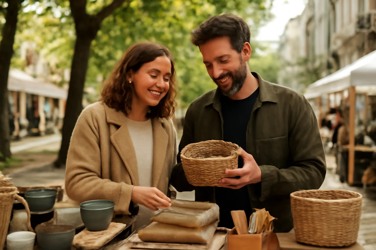 Ecoóp Pop-up Shop transformă centrul Timișoarei într-un hub al artei, meșteșugului și sustenabilității locale