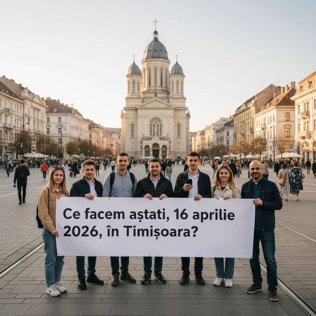 Evenimente de top în Timișoara pe 16 aprilie 2026