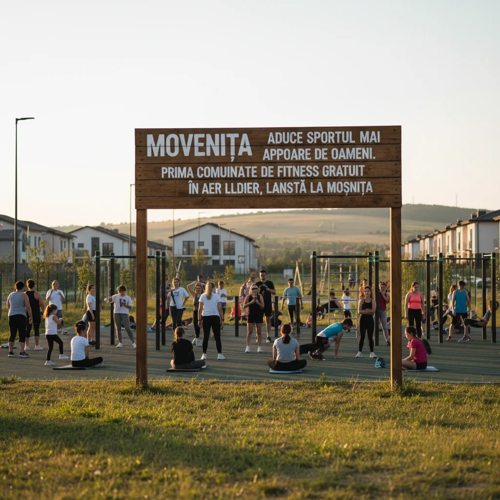 Fitness gratuit în aer liber la Moșnița. Află detalii!
