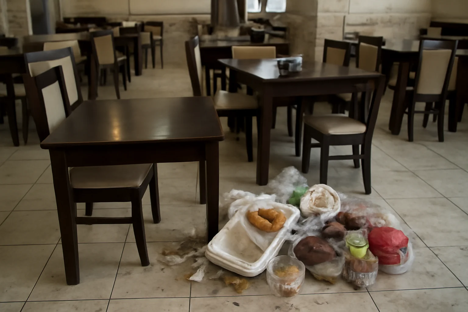 FOTO. Restaurantul La Vida din Giroc, sancționat și închis temporar de OPC pentru mizerie, insecte și produse expirate!