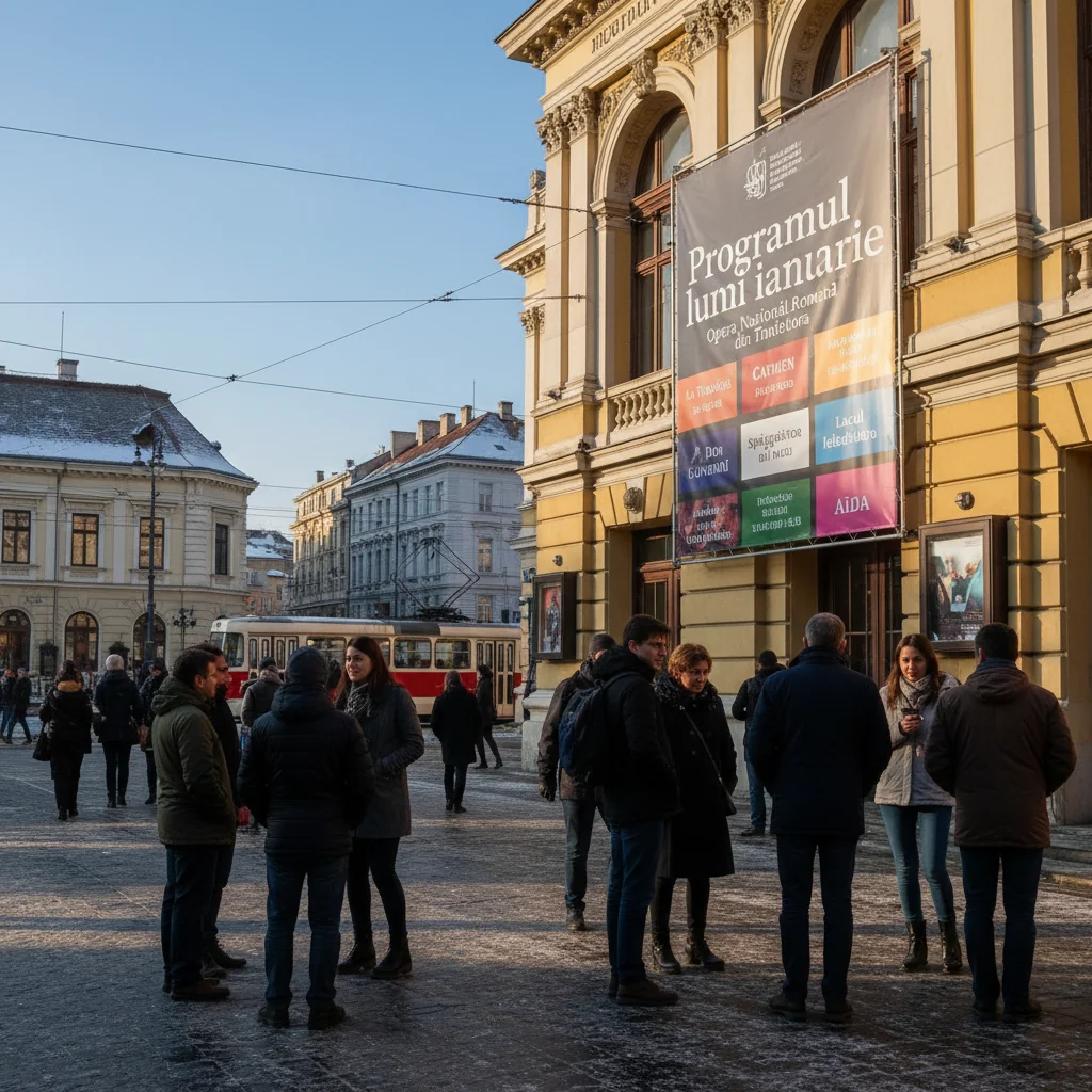 Ianuarie 2026 la Timișoara: program variat la Opera Națională Română