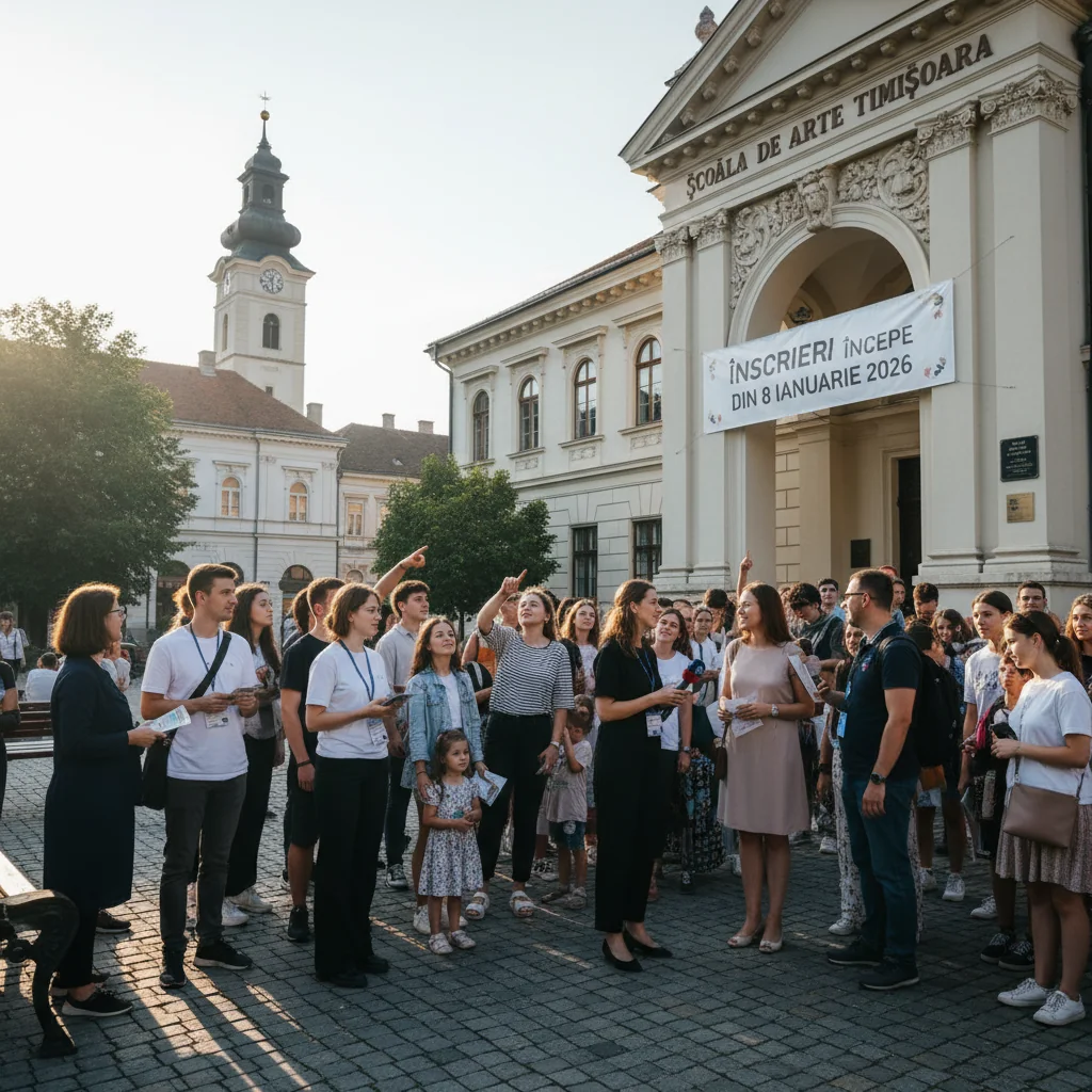 Înscrierile la Școala de Arte Timișoara încep pe 8 ianuarie 2026