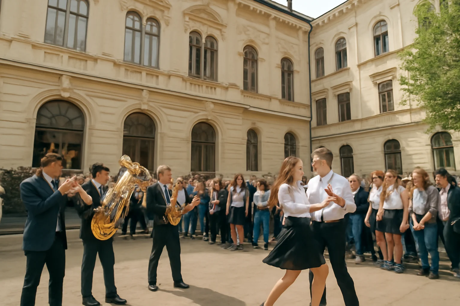 Liceu de Elită din Timișoara Întâmpină Elevii cu Muzică și Dans!