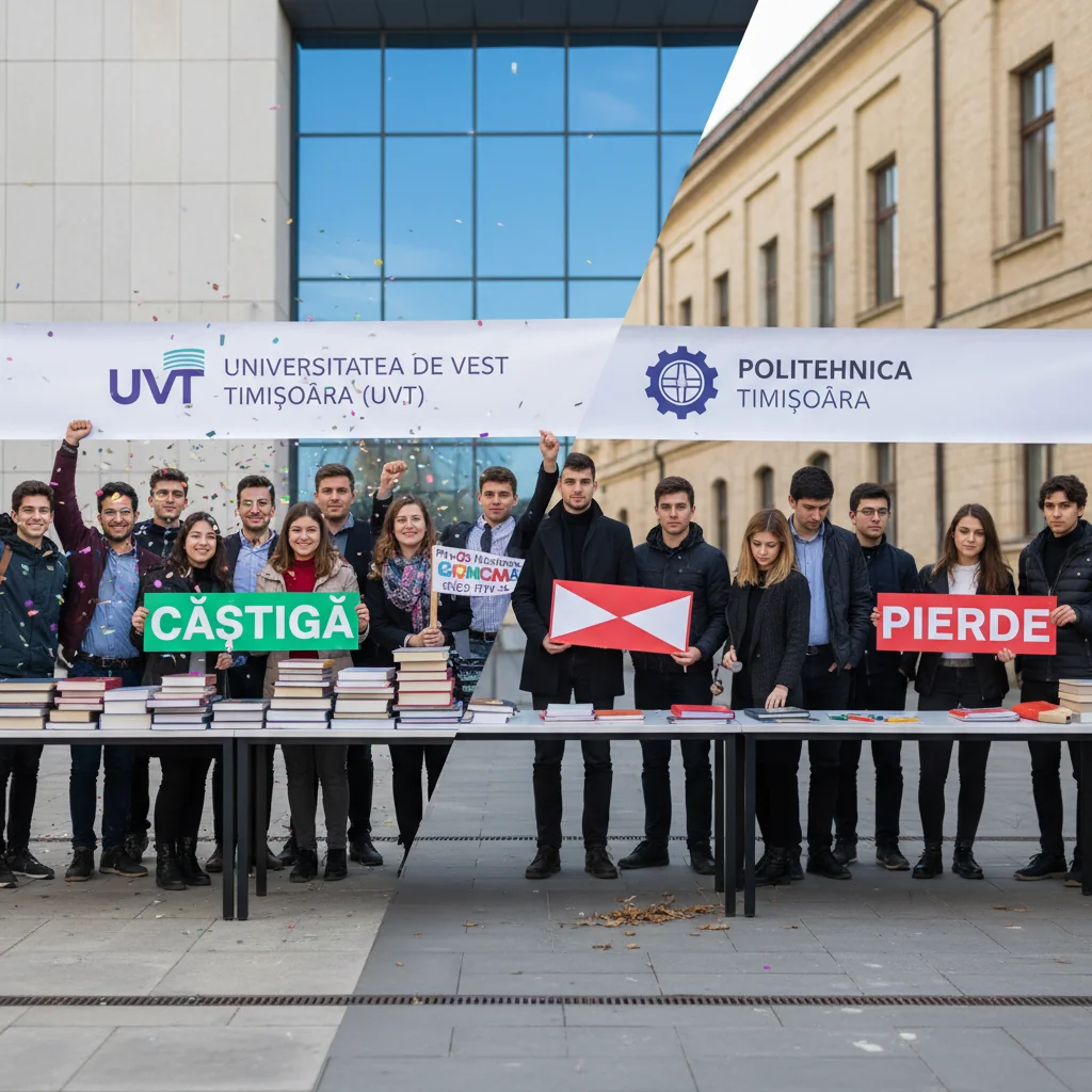 Locuri bugetate redistribuite la Timișoara: UVT câștigă, Politehnica pierde pentru anul universitar 2025–2026