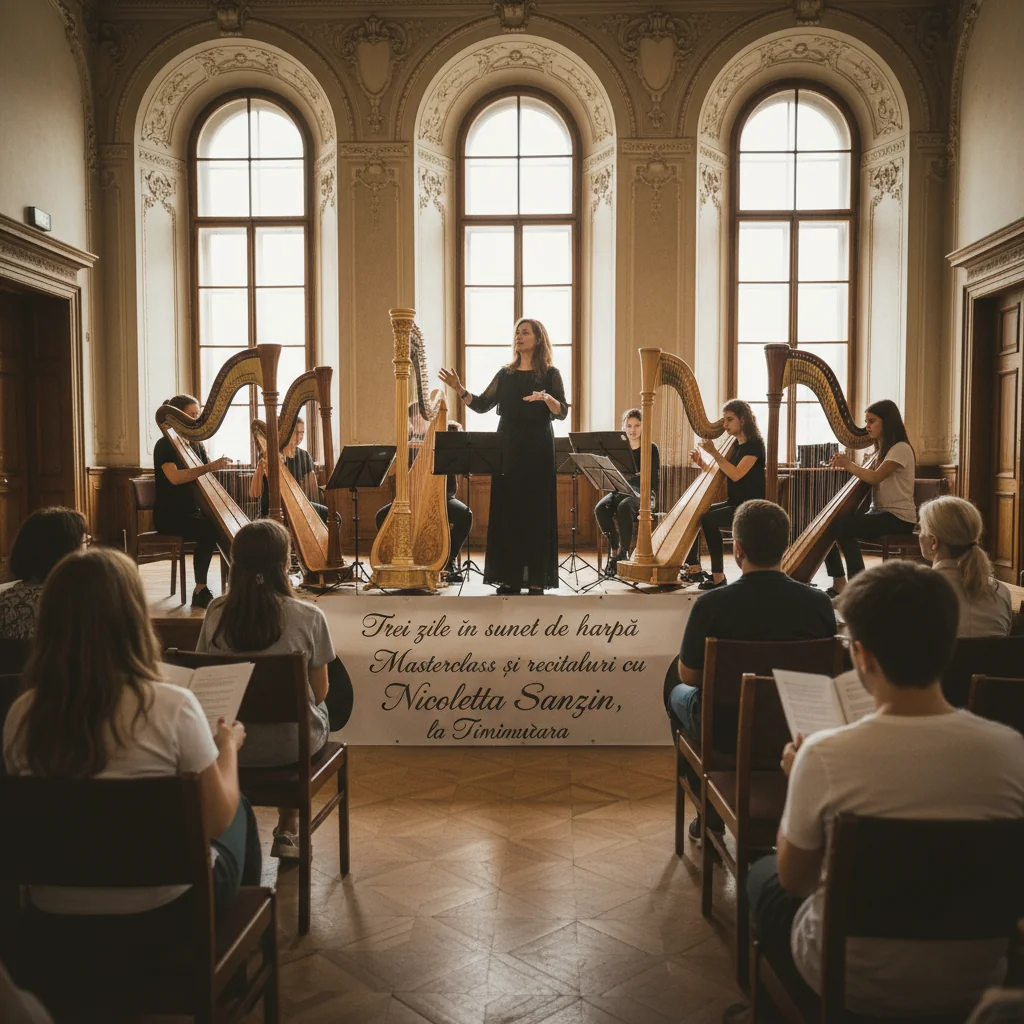 Masterclass și recitaluri cu Nicoletta Sanzin, la Timișoara