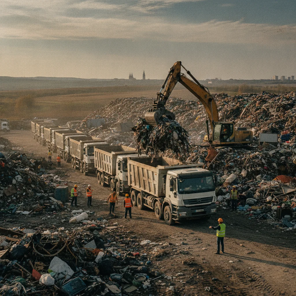 Moșnița Nouă: amendă de 45.000 de lei pentru deșeuri fără acte