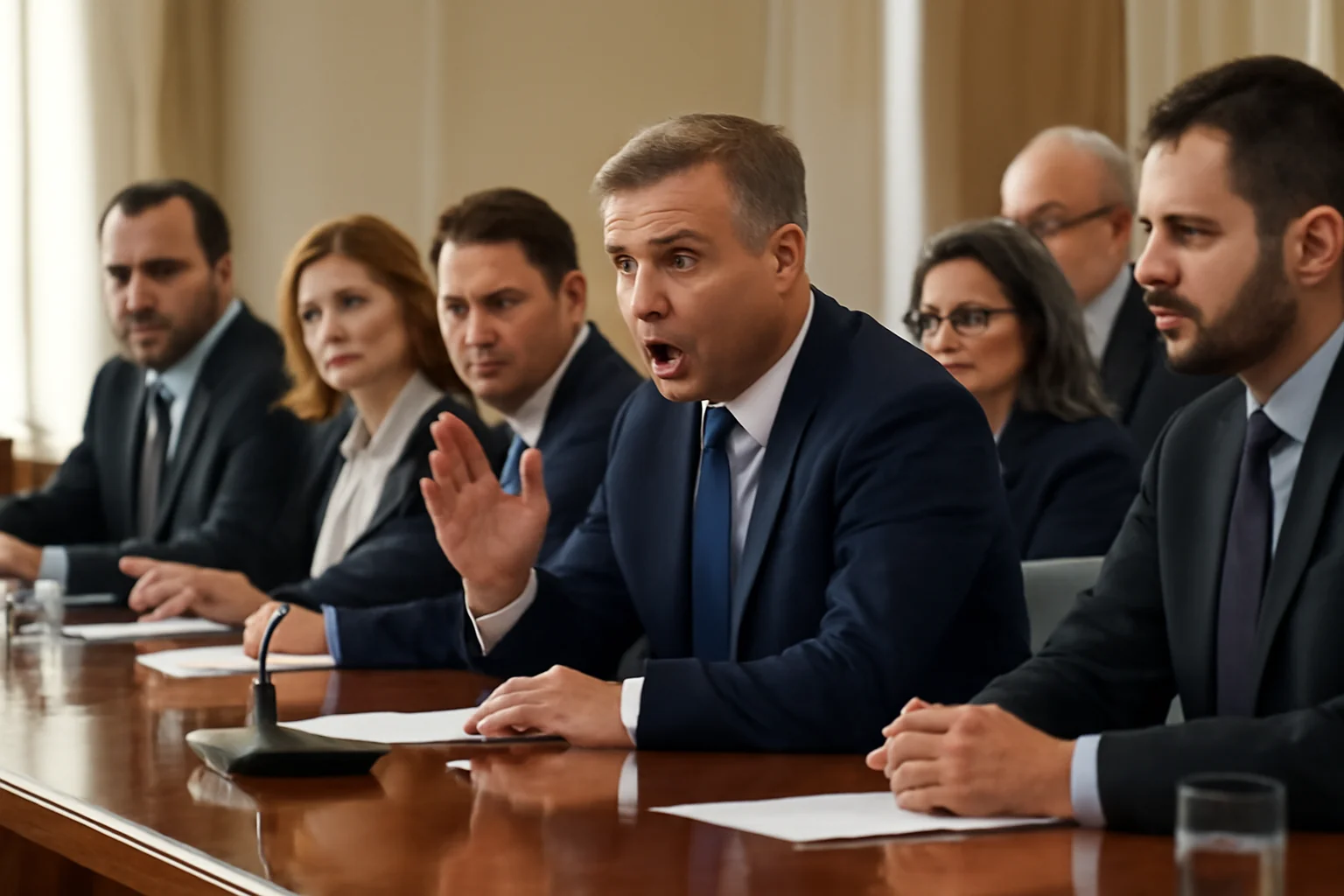 Organigrama de austeritate trece cu scandal și controverse
