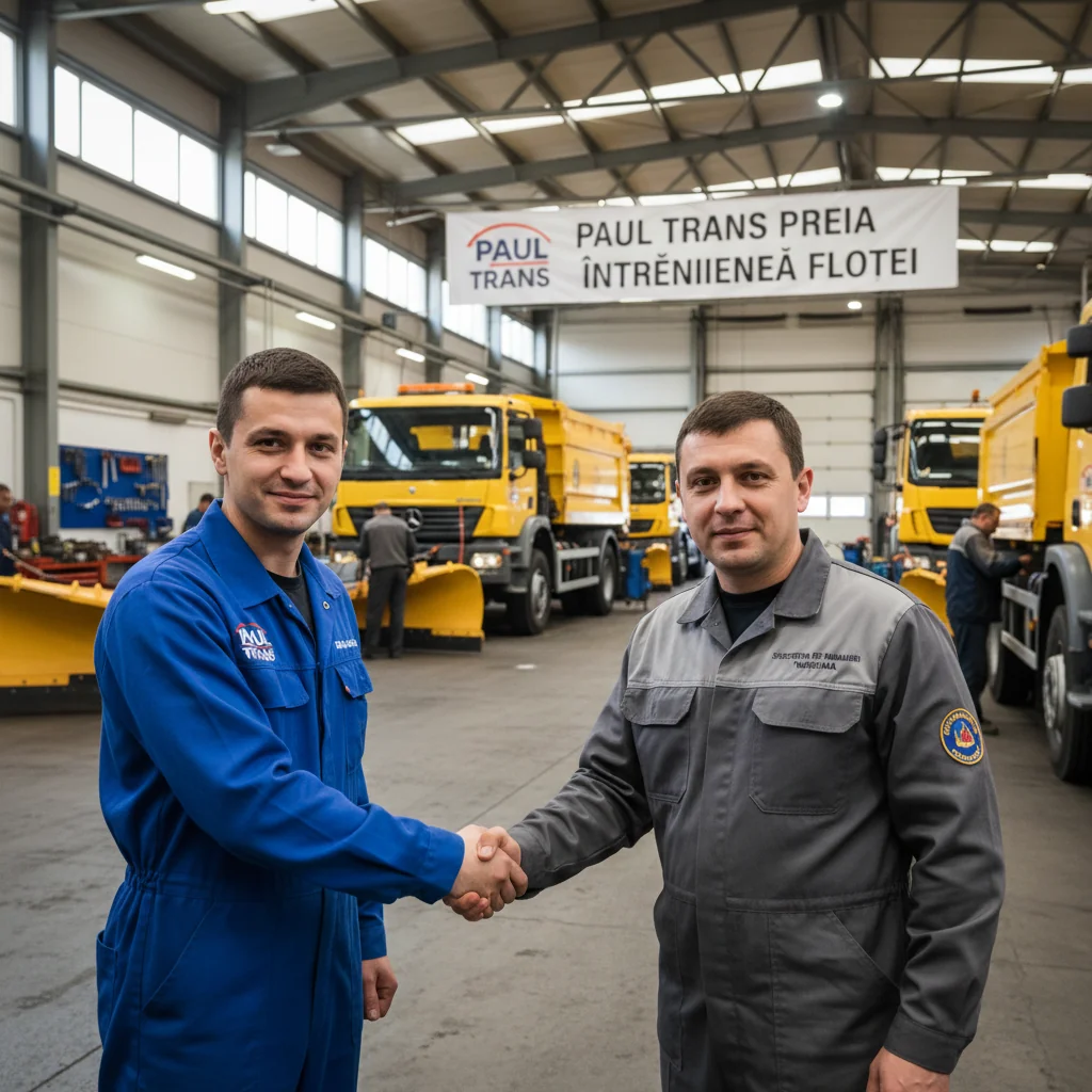 PAUL TRANS va asigura întreținerea flotei Societății de Drumuri Municipale Timișoara