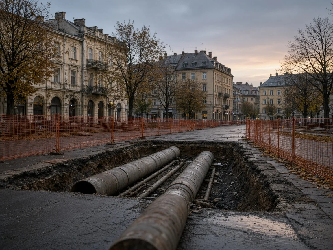 Piața Romanilor: conducte noi de termoficare în regenerarea Traian