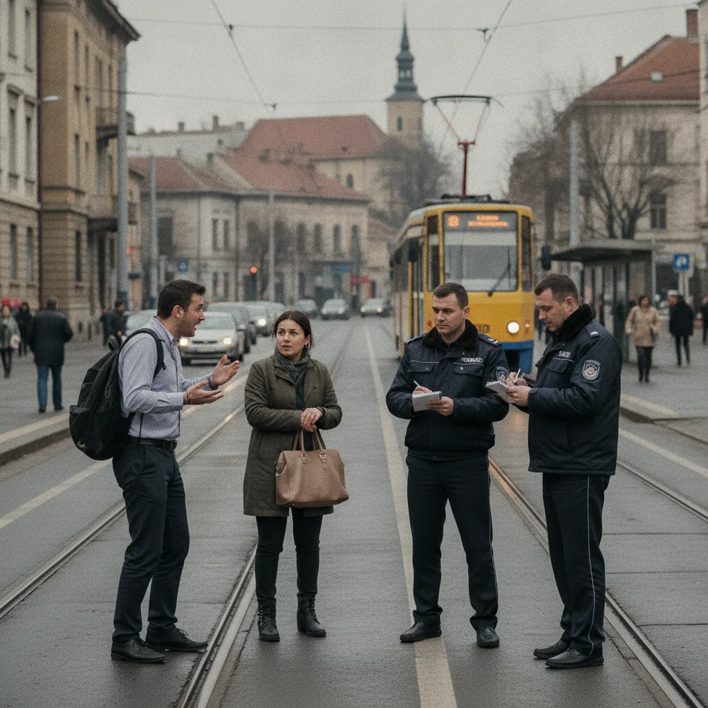 Pietoni amendați în Timișoara pentru traversări neregulamentare