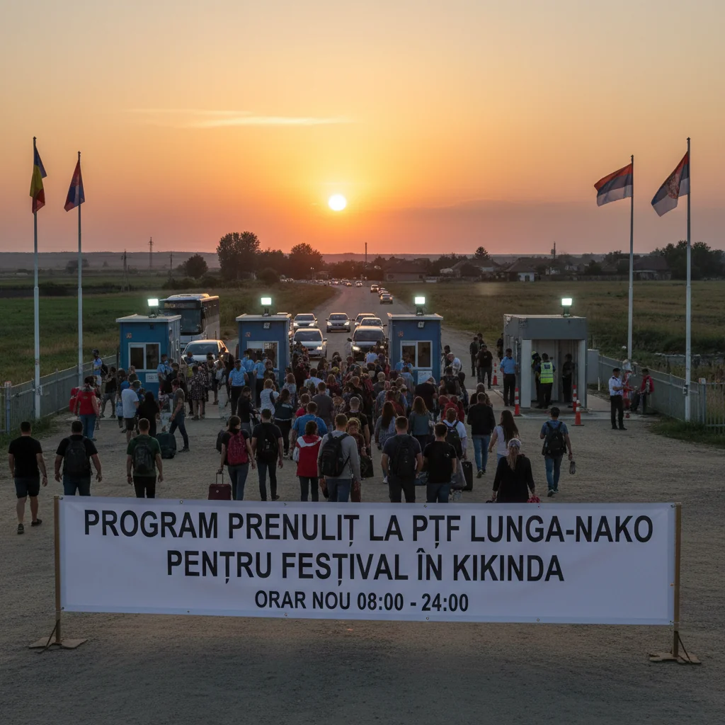 Program special la PTF Lunga–Nako pentru festivalul din Kikinda, anunțat la Timișoara