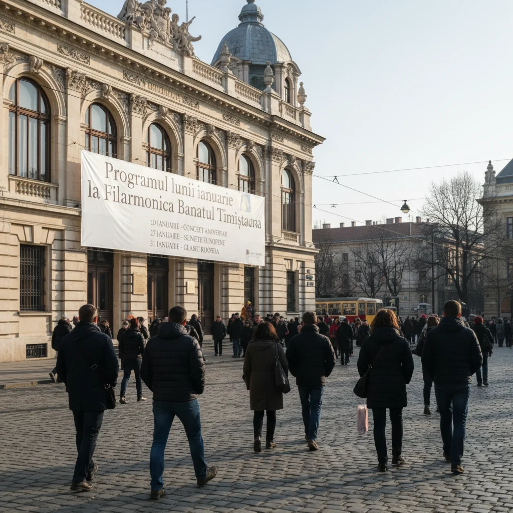 Programul lunii ianuarie 2026 la Filarmonica Banatul Timișoara: concert de Anul Nou și spectacole pentru copii