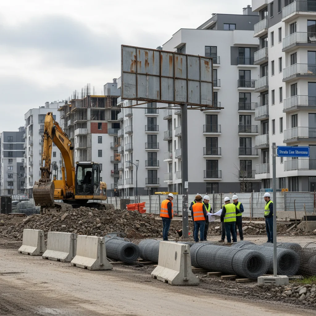 Reluarea lucrărilor nefinalizate pe strada Rebreanu amânată până vara viitoare