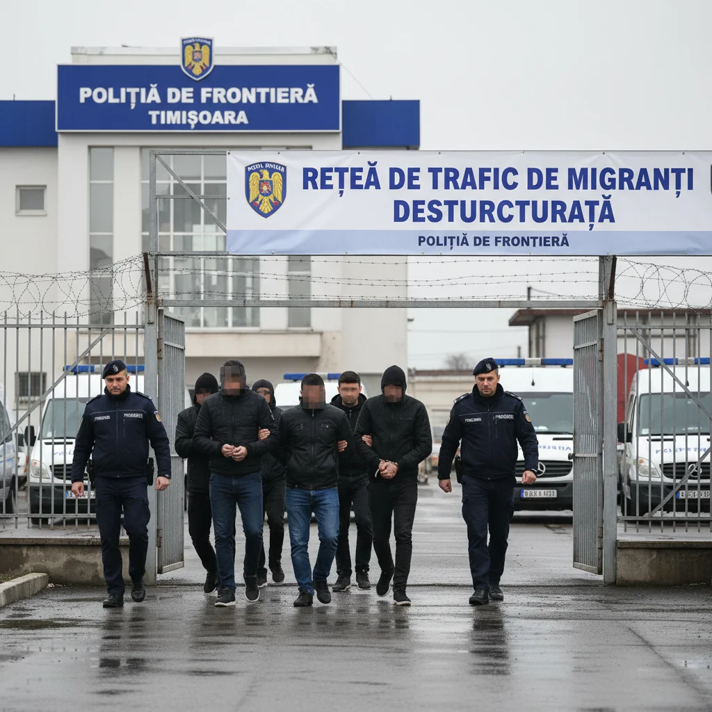 Rețea de trafic de migranți destructurată la Timișoara de Poliția de Frontieră