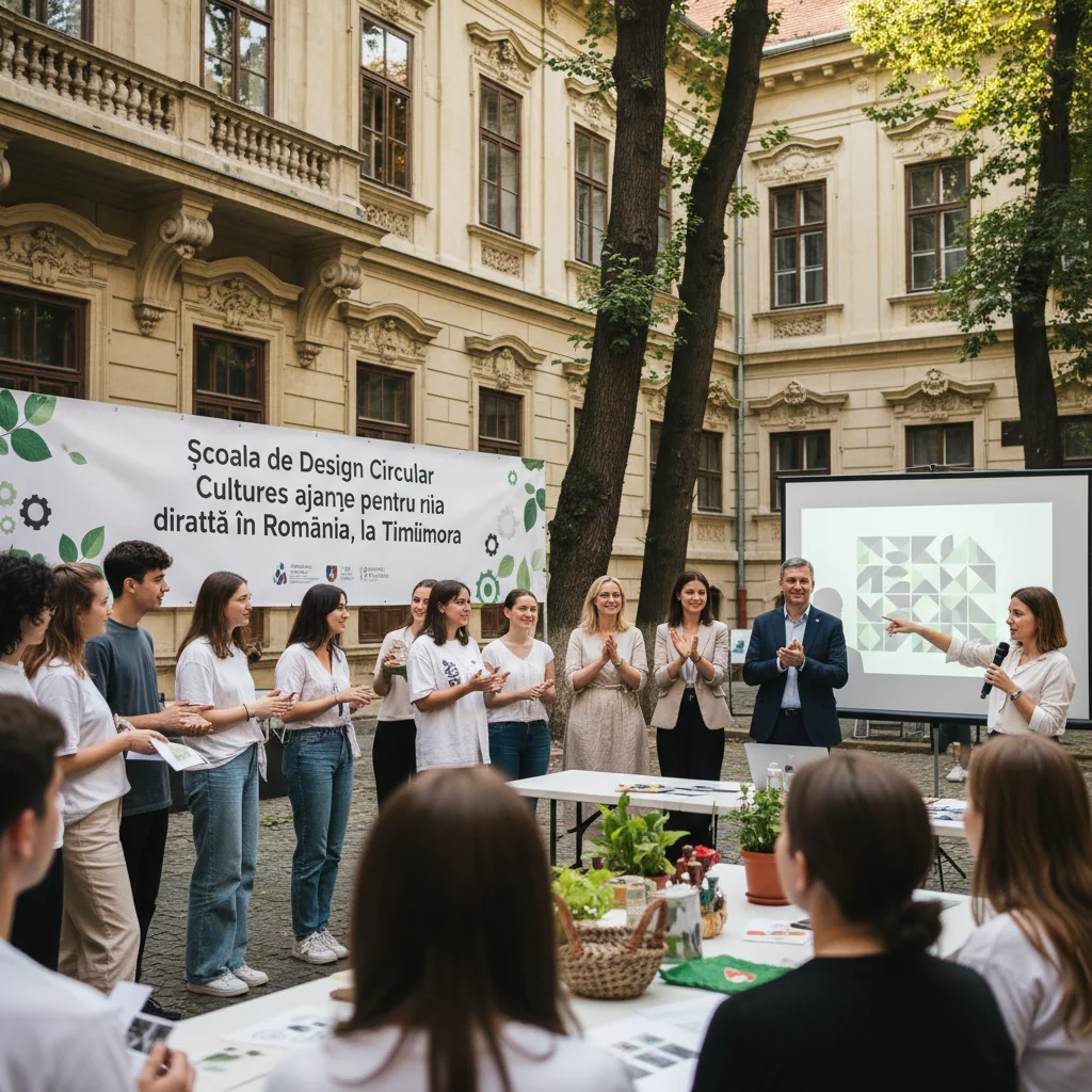 Școala de Design Circular Cultures, lansată la Timișoara: apel deschis pentru tineri profesioniști și studenți