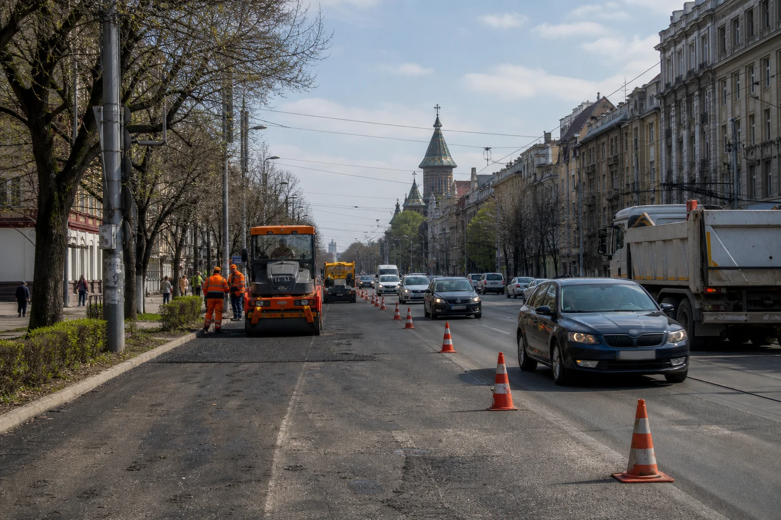Timișoara: lucrări de reparații și întreținere pe nouă străzi, în 1 septembrie
