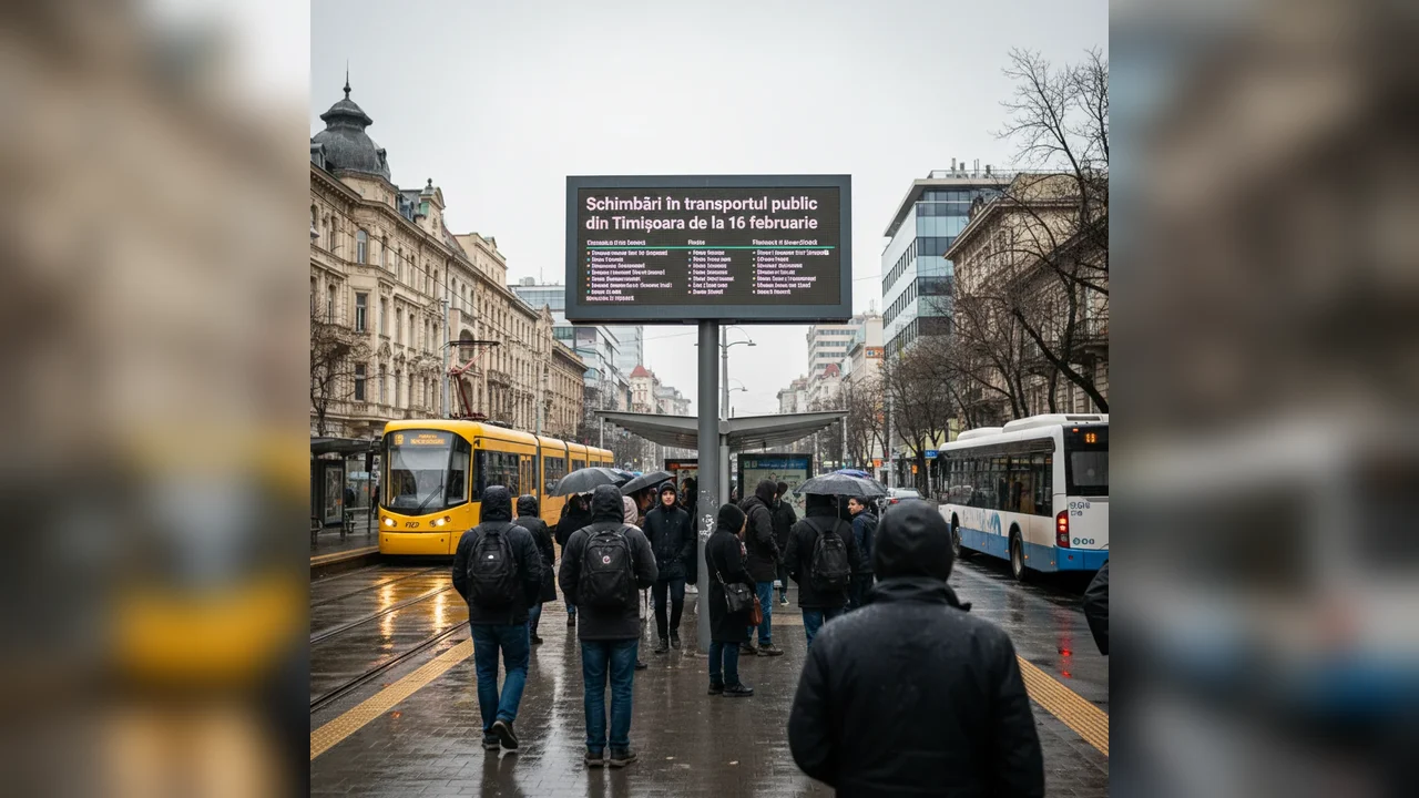 Timișoara: STPT modifică M30, M44 și S7 de luni, 2 noiembrie