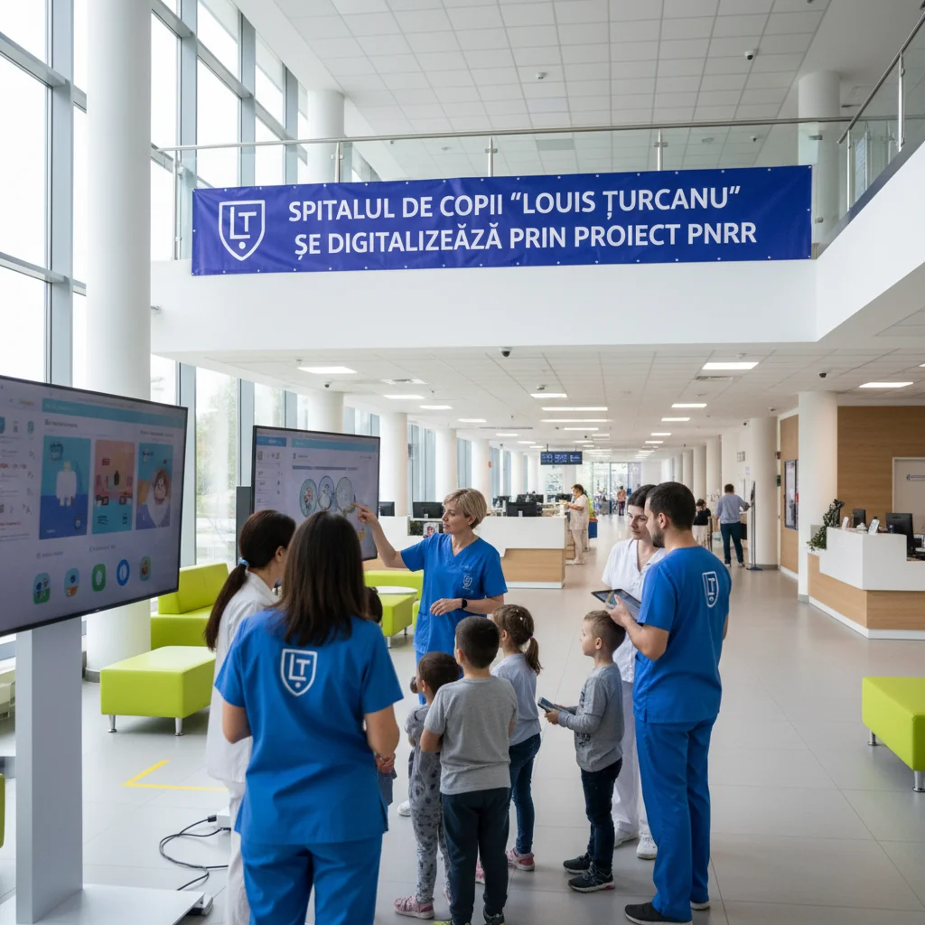 Transformare digitală la Spitalul de Copii „Louis Țurcanu” din Timișoara prin proiect PNRR