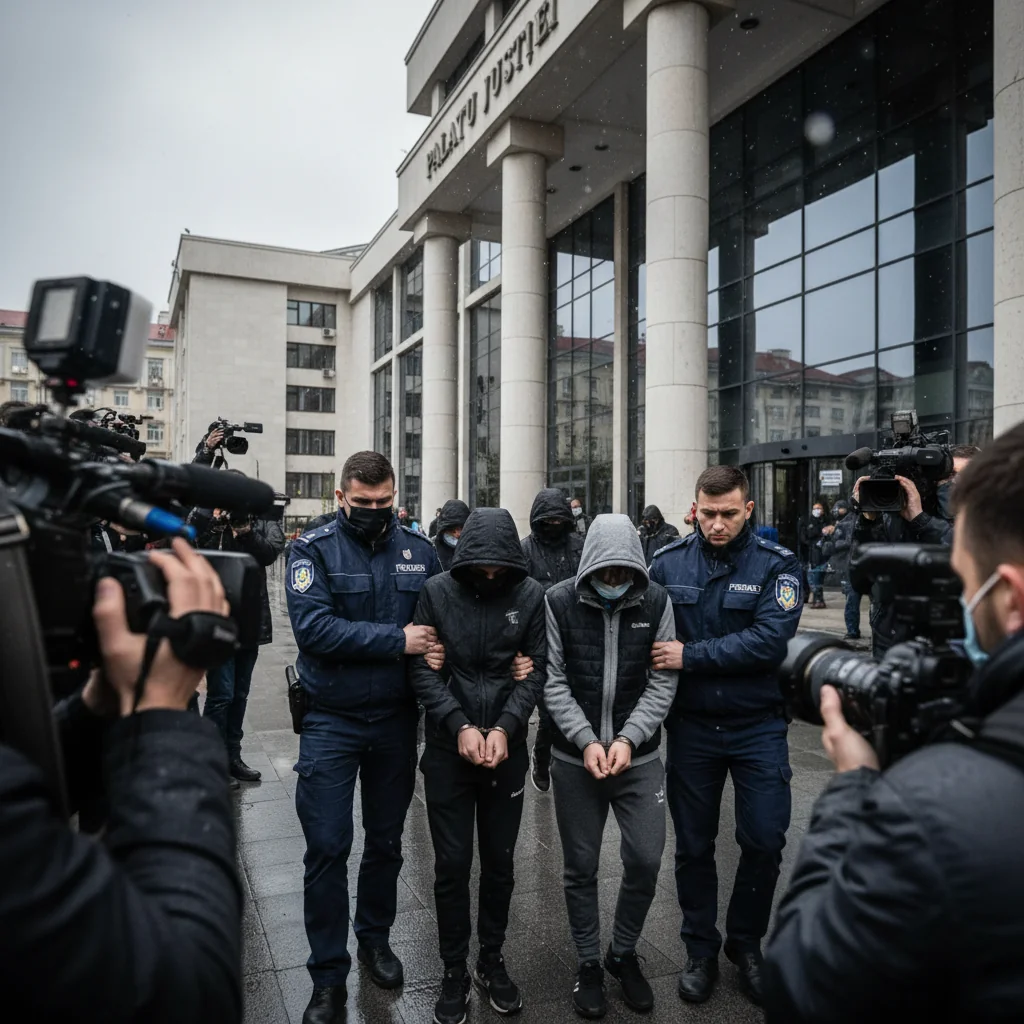 Trei minori din Cenei, acuzați de uciderea unui adolescent, prezentați în fața judecătorilor la Timișoara
