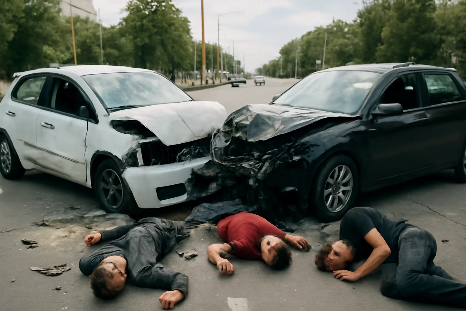 Trei Tineri Răniți Grav în Coliziunea a Două Mașini pe Bulevardul Eroilor din Timișoara - Accidente Rutiere Timiș 2023