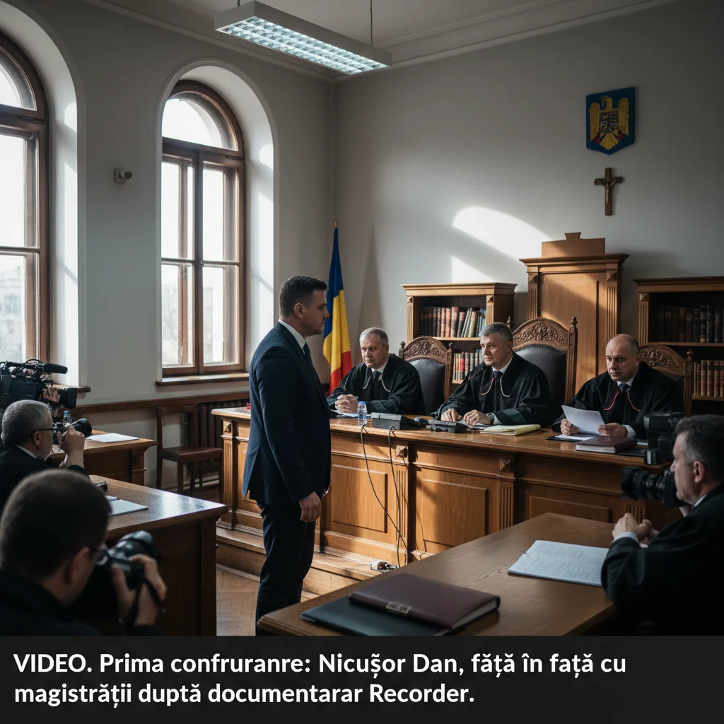 VIDEO. Prima confruntare a lui Nicușor Dan cu magistrații după documentarul Recorder